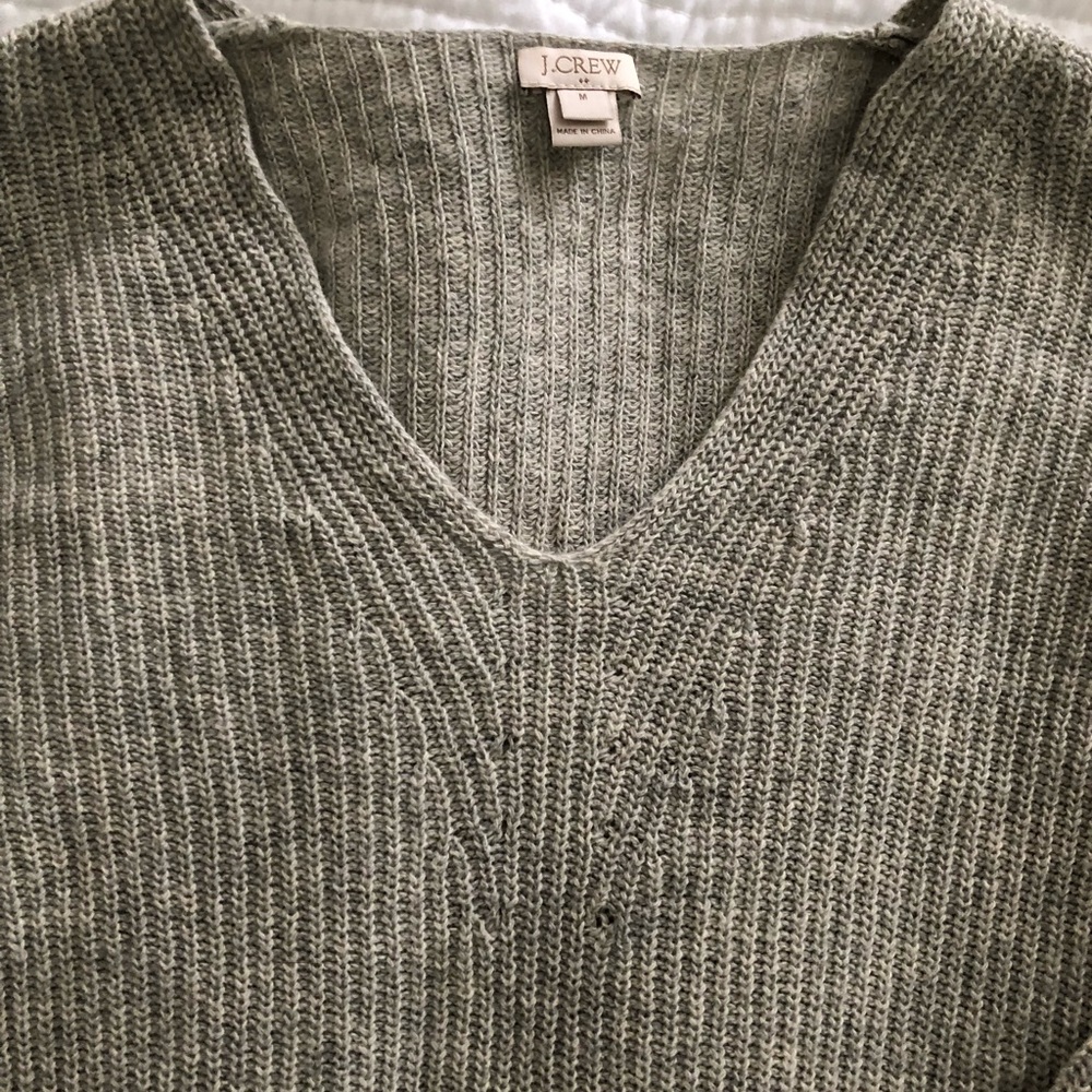 J crew long sweater